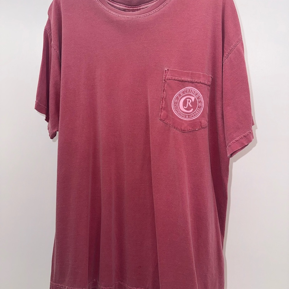 Comfort Colors Maroon Pocket Tee